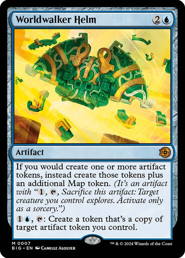 Magic the Gathering World Walker Helm Outlaws of Thunder Junction The Big Score