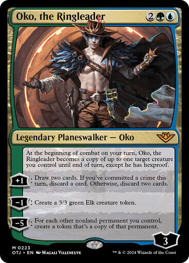 Magic the Gathering Oko, the Ringleader Outlaws of Thunder Junction