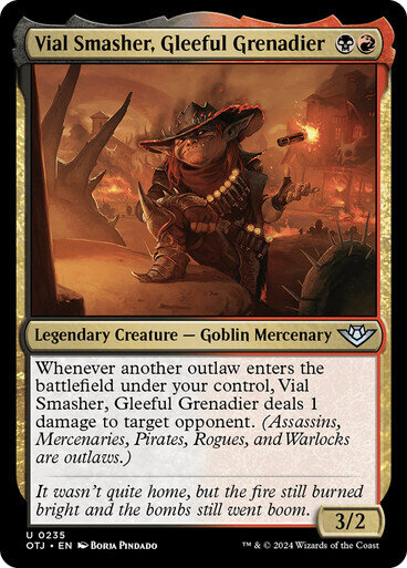 Magic the Gathering Vial Smasher, Gleeful Grenadier Outlaws of Thunder Junction