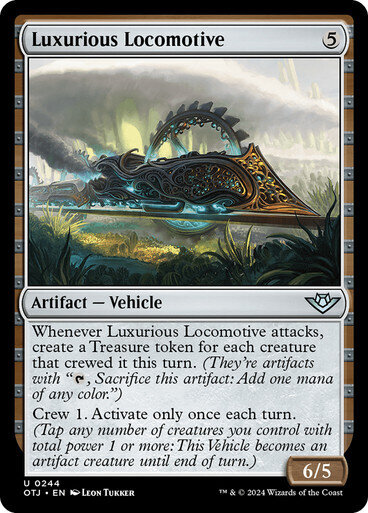 Magic the Gathering Luxurious Locomotive Outlaws of Thunder Junction
