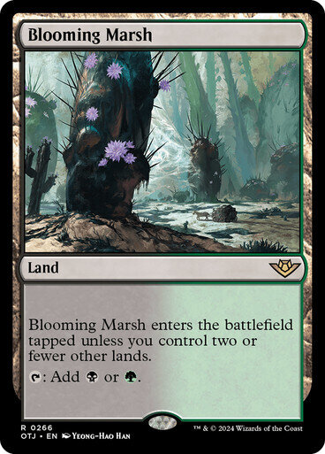 Magic the Gathering Blooming Marsh Outlaws of Thunder Junction