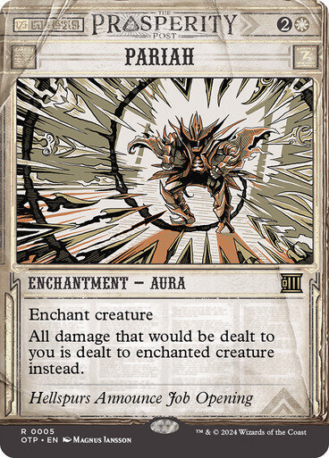 Magic the Gathering Pariah Outlaws of Thunder Junction Breaking News
