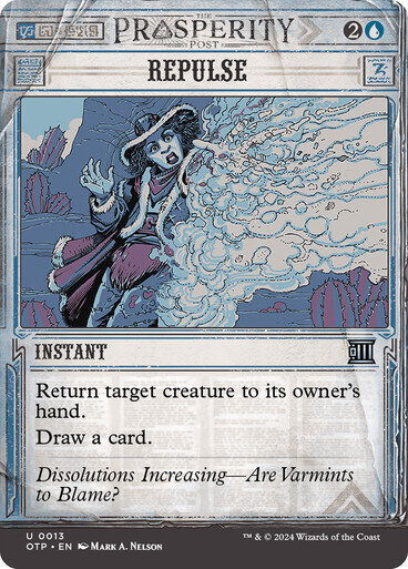 Magic the Gathering Repulse Outlaws of Thunder Junction Breaking News