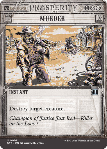 Magic the Gathering Murder Outlaws of Thunder Junction Breaking News
