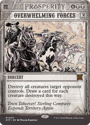 Magic the Gathering Overwhelming Forces Outlaws of Thunder Junction Breaking News