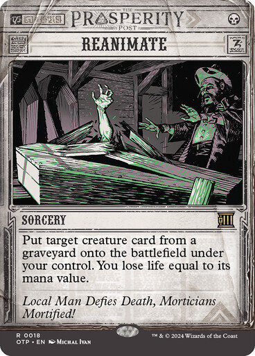 Magic the Gathering Reanimate Outlaws of Thunder Junction Breaking News