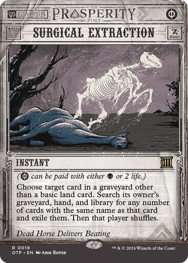 Magic the Gathering Surgical Extraction Outlaws of Thunder Junction Breaking News