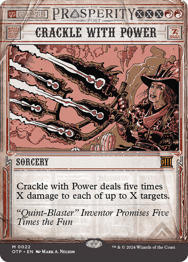 Magic the Gathering Crackle with Power Outlaws of Thunder Junction Breaking News