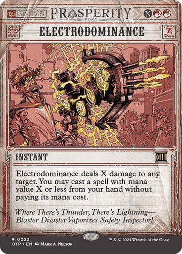 Magic the Gathering Electrodominance Outlaws of Thunder Junction Breaking News