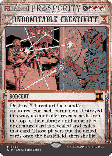 Magic the Gathering Indomitable Creativity Outlaws of Thunder Junction Breaking News