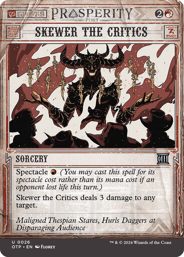 Magic the Gathering Skewer the Critics Outlaws of Thunder Junction Breaking News