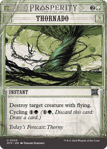 Magic the Gathering Thornado Outlaws of Thunder Junction Breaking News