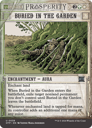 Magic the Gathering Buried in the Garden Outlaws of Thunder Junction Breaking News