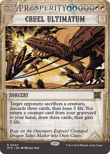 Magic the Gathering Cruel Ultimatum Outlaws of Thunder Junction Breaking News