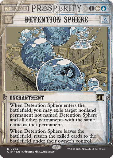 Magic the Gathering Detention Sphere Outlaws of Thunder Junction Breaking News