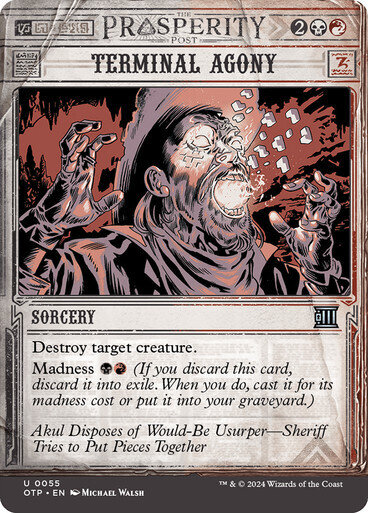 Magic the Gathering Terminal Agony Outlaws of Thunder Junction Breaking News