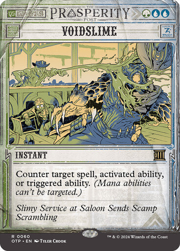 Magic the Gathering Voidslime Outlaws of Thunder Junction Breaking News