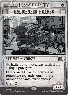 Magic the Gathering Unlicensed Hearse Outlaws of Thunder Junction Breaking News