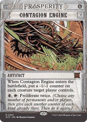 Magic the Gathering Contagion Engine Outlaws of Thunder Junction Breaking News