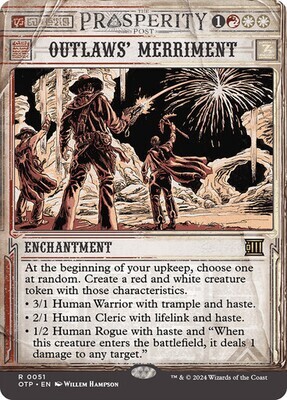 Magic the Gathering Outlaws&#39; Merriment Outlaws of Thunder Junction Breaking News