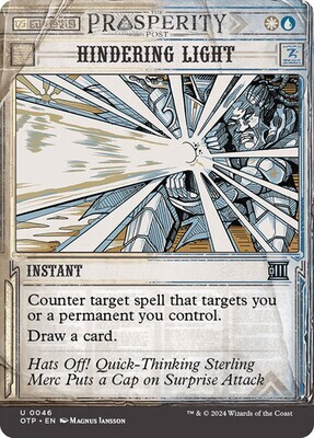 Magic the Gathering Hindering Light Outlaws of Thunder Junction Breaking News