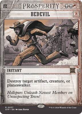 Magic the Gathering Bedevil Outlaws of Thunder Junction Breaking News