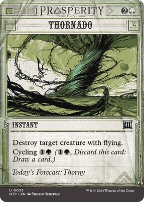 Magic the Gathering Thornado Outlaws of Thunder Junction Breaking News