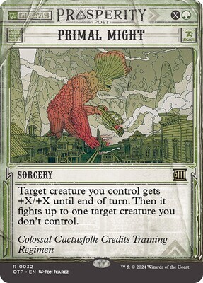Magic the Gathering Primal Might Outlaws of Thunder Junction Breaking News