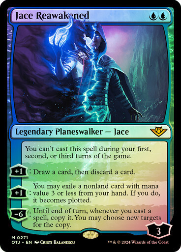Magic the Gathering Jace Reawakened Foil Outlaws of Thunder Junction