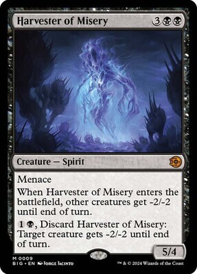 Magic the Gathering Harvester of Misery Outlaws of Thunder Junction The Big Score