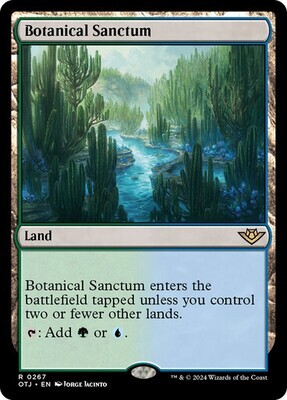 Magic the Gathering Botanical Sanctum Outlaws of Thunder Junction