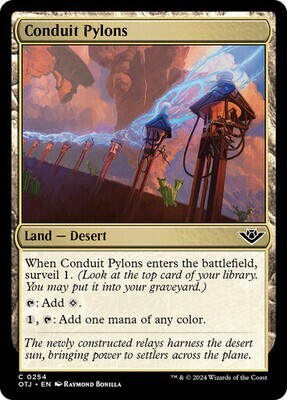 Magic the Gathering Conduit Pylons Outlaws of Thunder Junction