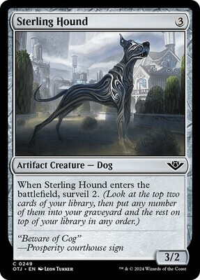 Magic the Gathering Sterling Hound Outlaws of Thunder Junction