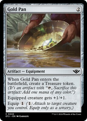 Magic the Gathering Gold Pan Outlaws of Thunder Junction
