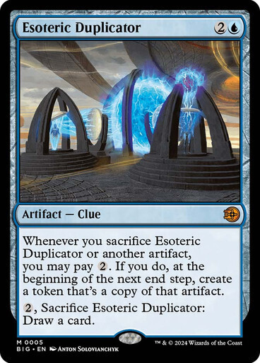 Magic the Gathering Esoteric Duplicator Outlaws of Thunder Junction The Big Score