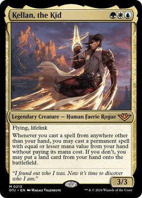 Magic the Gathering Kellan, the Kid Outlaws of Thunder Junction