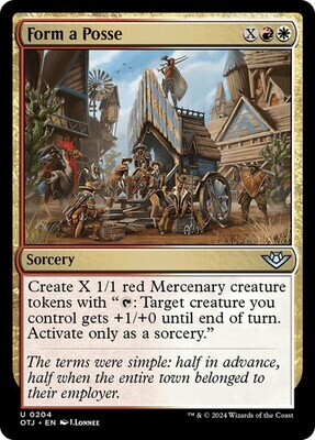 Magic the Gathering Form a Posse Outlaws of Thunder Junction