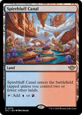 Magic the Gathering Spirebluff Canal Outlaws of Thunder Junction