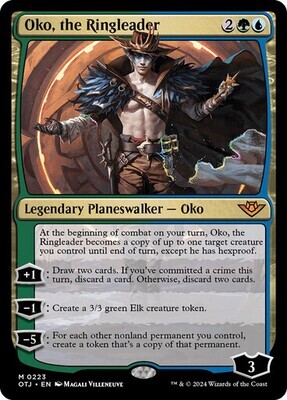 Magic the Gathering Oko, the Ringleader Outlaws of Thunder Junction