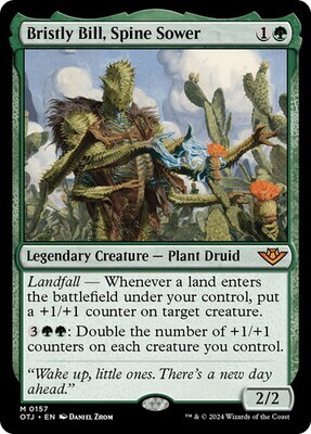 Magic the Gathering Bristly Bill, Spine Sower Outlaws of Thunder Junction