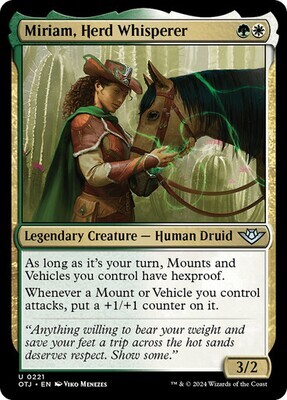 Magic the Gathering Miriam, Herd Whisperer Outlaws of Thunder Junction