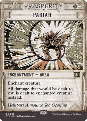 Magic the Gathering Pariah Outlaws of Thunder Junction Breaking News