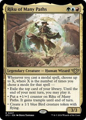 Magic the Gathering Riku of Many Paths Outlaws of Thunder Junction
