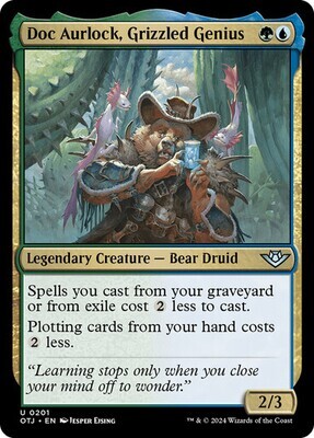 Magic the Gathering Doc Aurlock, Grizzled Genius Outlaws of Thunder Junction