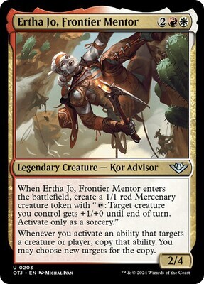 Magic the Gathering Ertha Jo, Frontier Mentor Outlaws of Thunder Junction