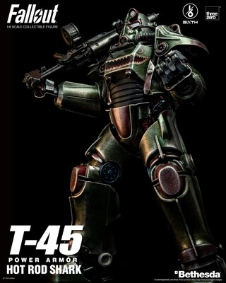 PRE-ORDER ThreeZero Fallout - 1/6 T-45 Hot Rod Shark Power Armor