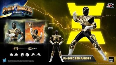 PRE-ORDER ThreeZero Power Rangers Zeo - FigZero 1/6 Gold Zeo Power Ranger