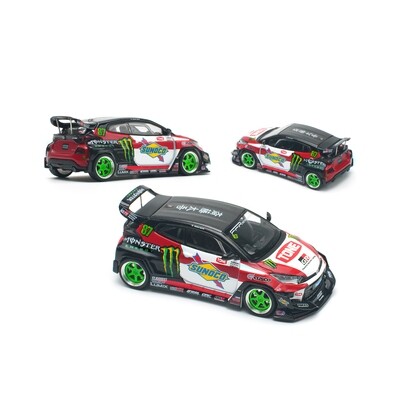 PRE-ORDER POPRACE 1/64 PANDEM GR YARIS DAIGO SAITO