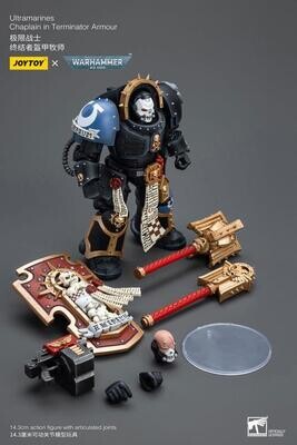 PRE-ORDER Joy Toy Ultramarines Chaplain in Terminator Armour