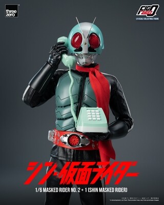 PRE-ORDER ThreeZero SHIN MASKED RIDER - FigZero 1/6 Masked Rider No.2+1 (SHIN MASKED RIDER)